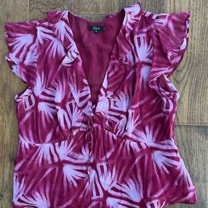 Rails Carmine Top in Bahia Print, Size Medium